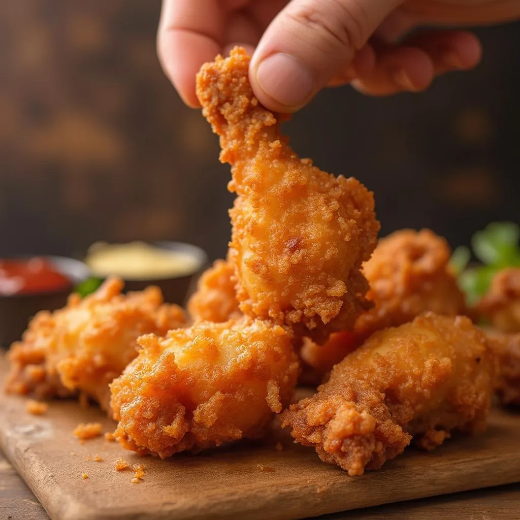 Pollo frito crujiente de Chicken Road