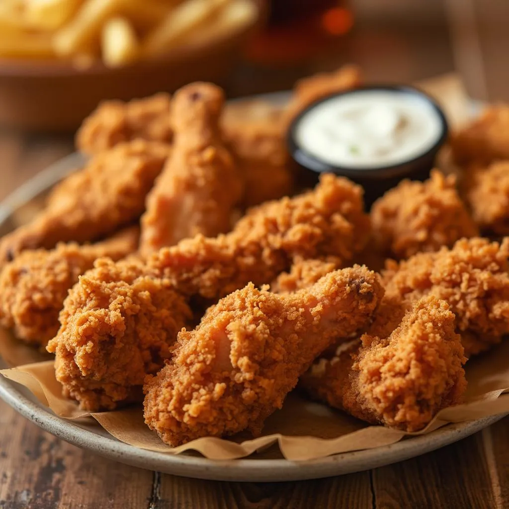 Plato estrella de Chicken Road