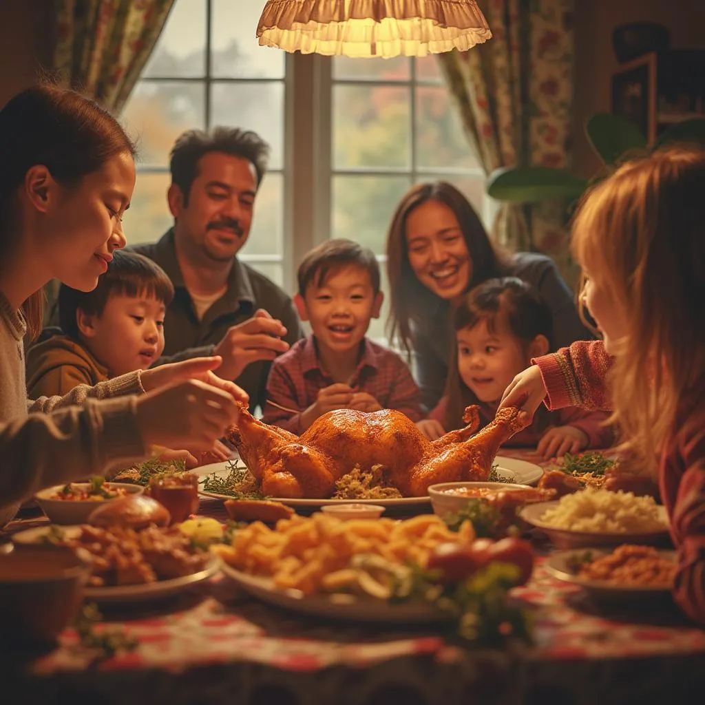 Familia compartiendo en Chicken Road